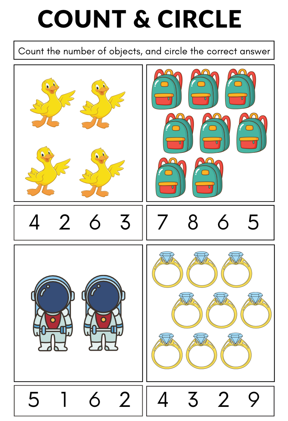 Count and Circle