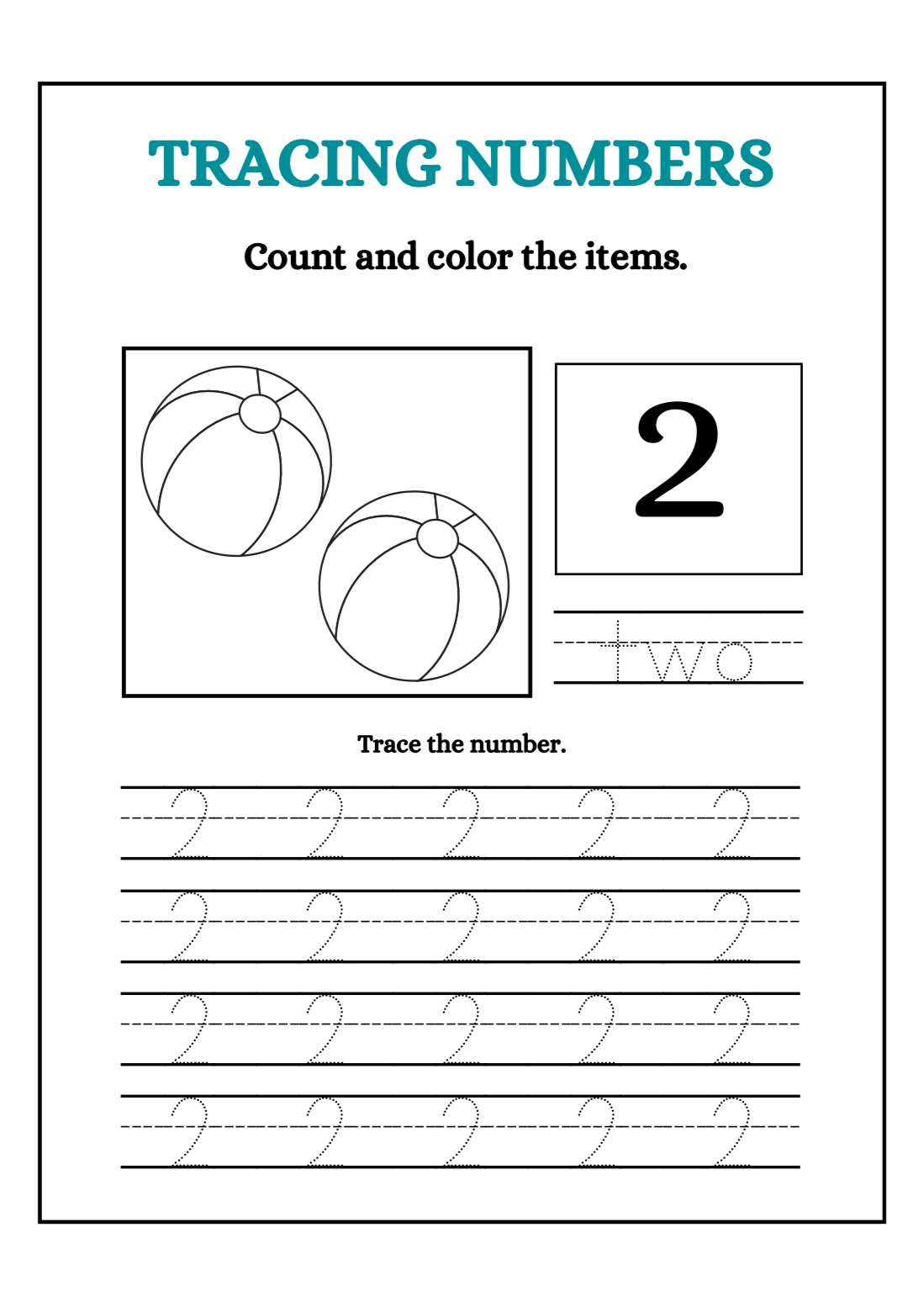 Tracing Numbers