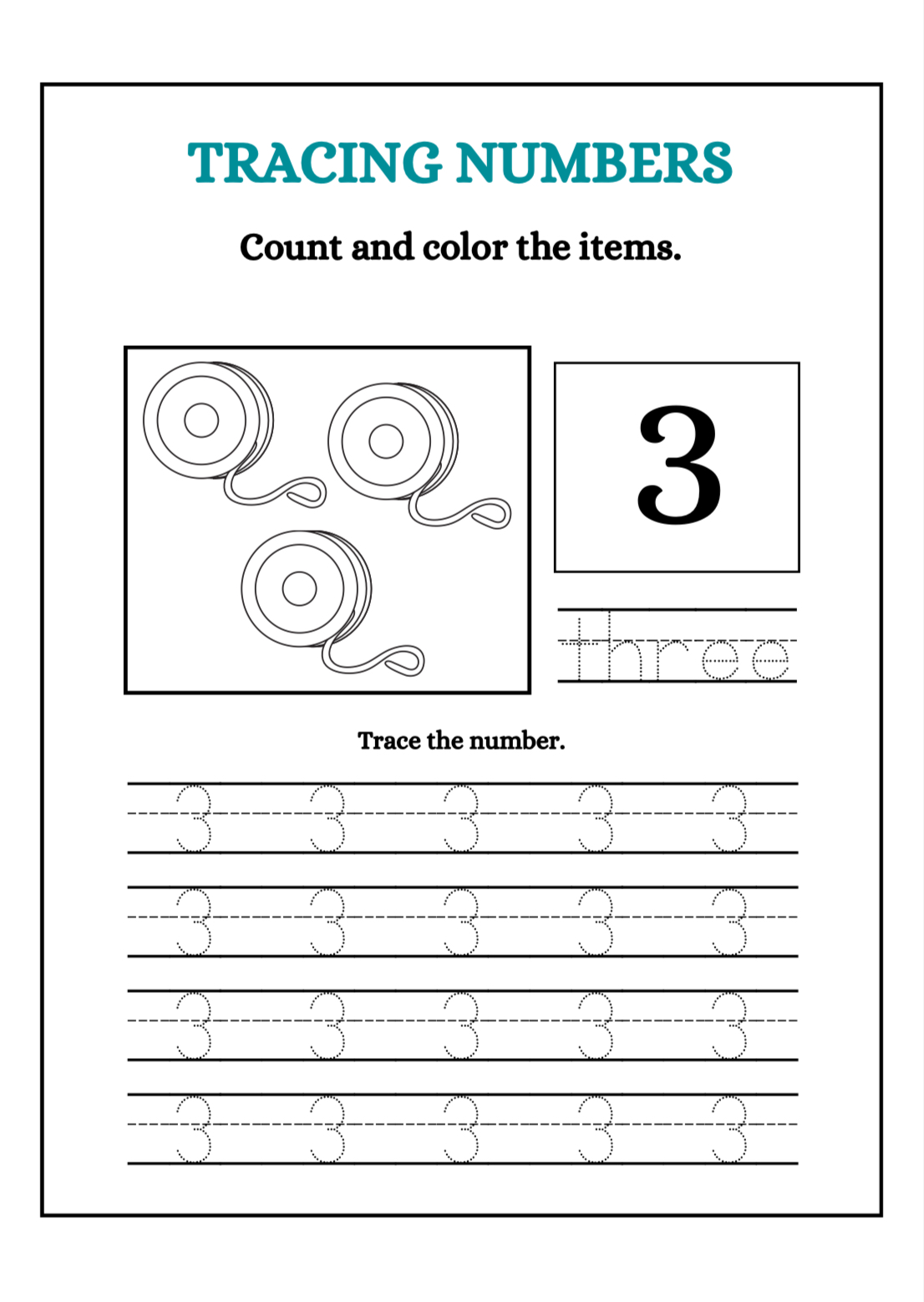 Tracing Numbers